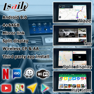 Infiniti Q70 M35 M35h M45 Nissan Fuga Android carplay çoklu parmak dokunmatik yükseltme