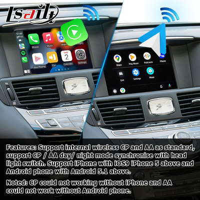 Infiniti Q70 M35 M35h M45 Nissan Fuga Android carplay çoklu parmak dokunmatik yükseltme