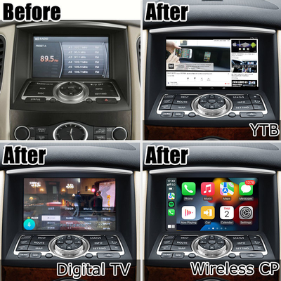 Infiniti QX50 EX EX35 EX25 EX37 Nissan skyline crossover Android HD ekran carplay android otomatik yükseltmew