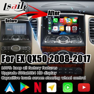 Infiniti QX50 EX EX35 EX25 EX37 Nissan skyline crossover Android HD ekran carplay android otomatik yükseltmew