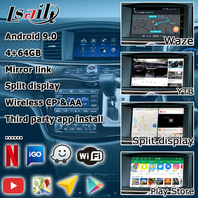 Nissan Elgrand E52 HD çoklu parmak dokunmatik HD ekran yükseltme kablosuz carplay android otomatik