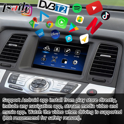 Nissan Murano Z51 Android HD ekran yükseltme Android otomatik carplay Youtube waze Netflix play