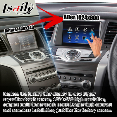 Nissan Murano Z51 Android HD ekran yükseltme Android otomatik carplay Youtube waze Netflix play