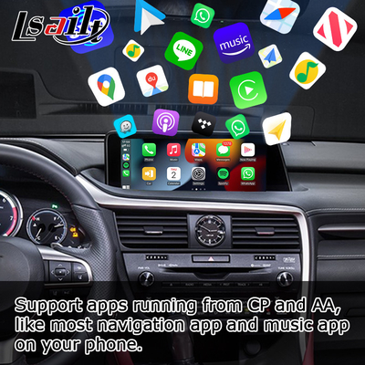 Lexus RX350 RX450h RX200t kablosuz carplay android otomatik ekran yansıtma arabirimi