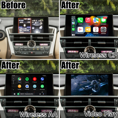 Lexus NX kablosuz carplay android otomatik ekran yansıtma projeksiyon arayüzü NX300g NX200t