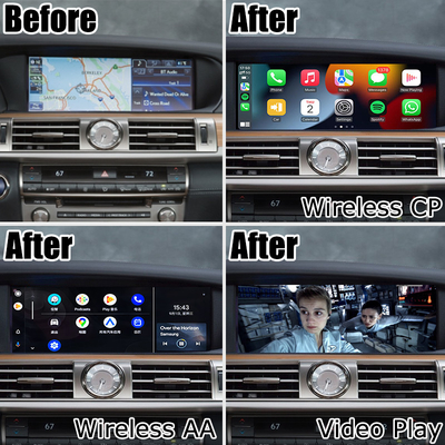 Lsailt tarafından Lexus LS600h LS460 2012-2017 12 ekran android otomatik ekran yansıtma için kablosuz carplay yükseltme