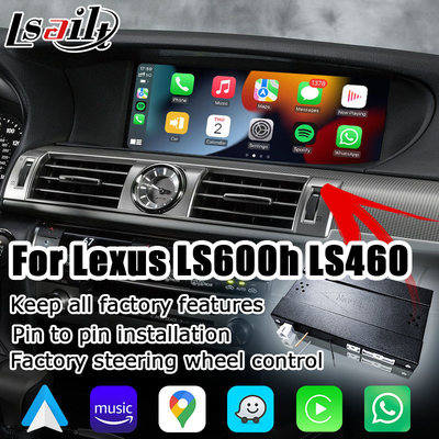 Lsailt tarafından Lexus LS600h LS460 2012-2017 12 ekran android otomatik ekran yansıtma için kablosuz carplay yükseltme