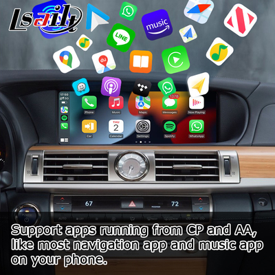 Lsailt tarafından Lexus LS600h LS460 2012-2017 12 ekran android otomatik ekran yansıtma için kablosuz carplay yükseltme