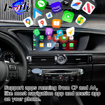 Lsailt tarafından Lexus GS450h GS350 GS200t için kablosuz carplay android otomatik arayüzü