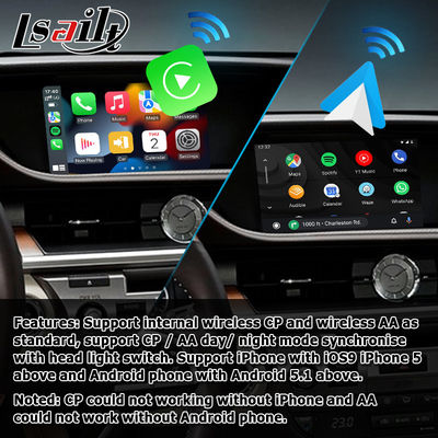 Lexus ES ES350 ES250 ES300h kablosuz carplay android otomatik ekran yansıtma kutusu modülü Lsailt