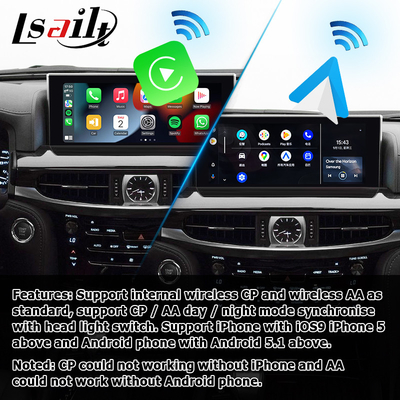 Lexus LX570 LX450d kablosuz carplay android otomatik multimedya arayüzü ekran yansıtma Lsailt