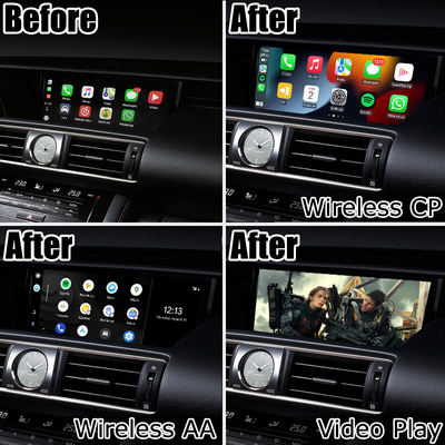 Lexus IS350 IS200t IS300 IS300h kablosuz bağlantı android oto kutusu ekran yansıtma