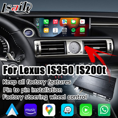 Lexus IS350 IS200t IS300 IS300h kablosuz bağlantı android oto kutusu ekran yansıtma