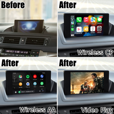Lexus CT200h CT kablosuz carplay android otomatik arayüzü ekran yansıtma projeksiyon