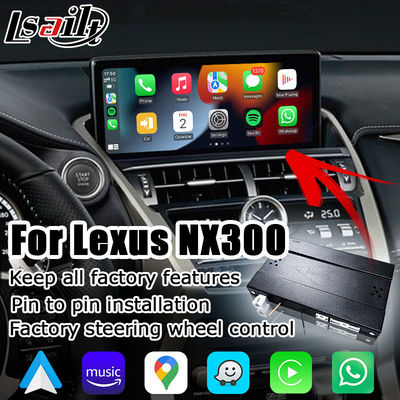 Lexus NX300 NX300h 2018 2021 kablosuz carplay android otomatik arayüz kutusu