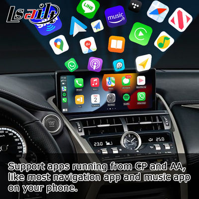 Lexus NX300 NX300h 2018 2021 kablosuz carplay android otomatik arayüz kutusu