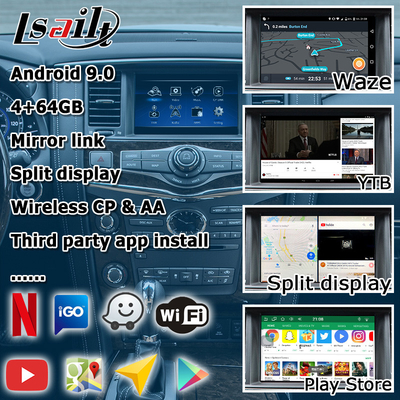 Infiniti QX80 QX56 Z62 carplay android otomatik çoklu parmak HD dokunmatik ekran upgarde IT08