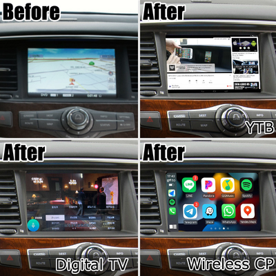 Infiniti QX80 QX56 Z62 carplay android otomatik çoklu parmak HD dokunmatik ekran upgarde IT08