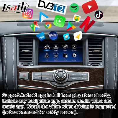 Infiniti QX80 QX56 Z62 carplay android otomatik çoklu parmak HD dokunmatik ekran upgarde IT08
