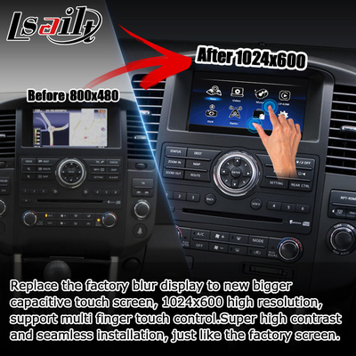 Nissan Pathfinder IT08 R51 HD ekran yükseltme kablosuz carplay android otomatik navigasyon kutusu