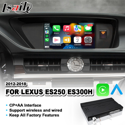 Lexus ES 250 300H 350 200 Fare Kontrolü için Kablosuz Android Otomatik Carplay Arayüzü 2012-2018 ES250 ES350