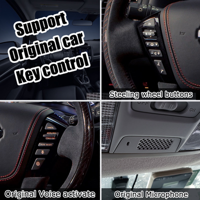 Nissan Patrol Y62 2020 için OEM Carplay tabanlı Android Arayüzü AI Kutusu