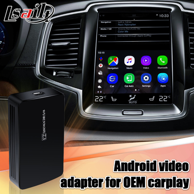 Android Video Arayüzü yükseltme Volvo S60 S90 için Carplay AI Kutusu 4 GB RAM