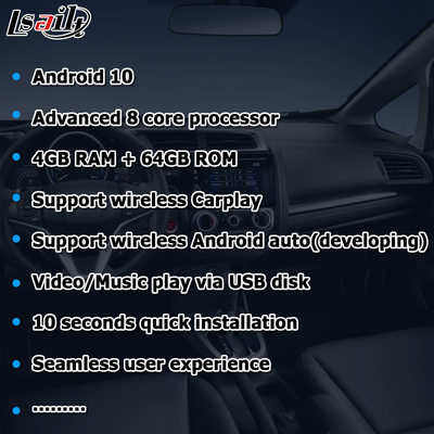 Araba Video Arayüzü Android 9.0 AI Kutusu USB HDMI carplay ile Hyundai Kia arabalar için
