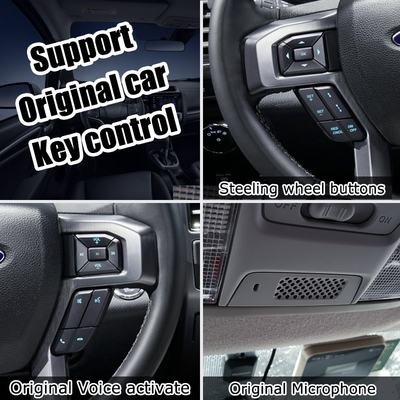 Ford SYNC3 Arabalar için 64GB Android Multimedya Video Arabirimi AI Kutusu