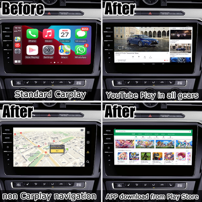 Tak ve çalıştır Android Arayüzü AI Kutusu HDMI Volkswagen için
