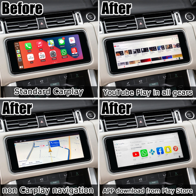 Land Rover Range Rover araba android multimedya AI kutusu Youtube waze Netflix oyna
