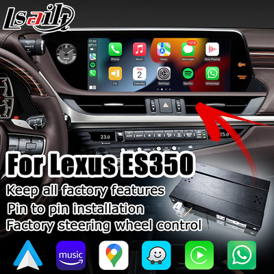 Lexus ES300h ES350 ES250 daha ucuz sürüm için kablosuz carplay android otomatik