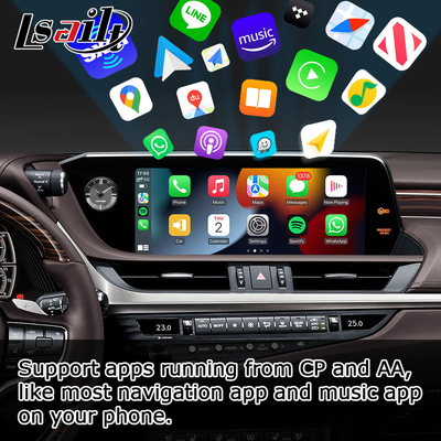 Lexus ES300h ES350 ES250 daha ucuz sürüm için kablosuz carplay android otomatik