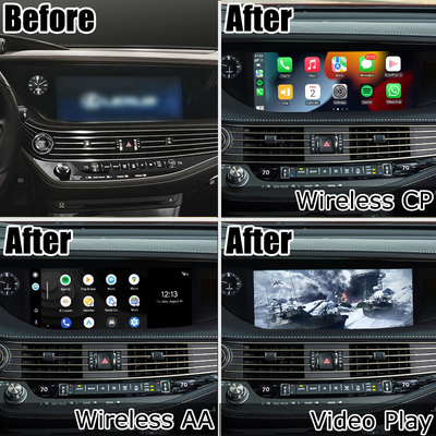 Lexus LS500 LS500h LS350 kablosuz carplay android otomatik ekran yansıtma arayüzü