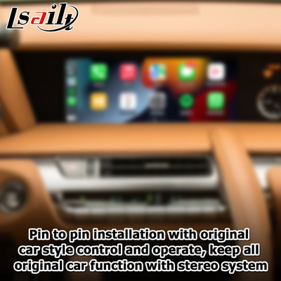 Lexus LC LC500 LC500h kablosuz android otomatik carplay medya arabirimi desteği ekran yansıtma