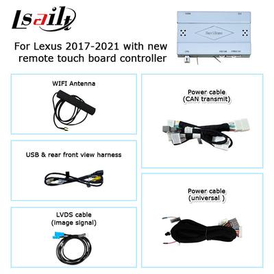 Lexus LM300h LM350 LM ekran projeksiyonu için kablosuz Android otomatik carplay