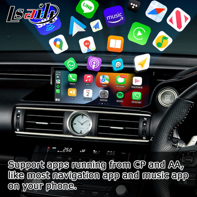 Lexus RC RC350 RCF RC200t RC300h RC300 android oto için kablosuz carplay