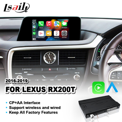 Lexus RX200T RX350 RX300 RX Fare Kontrolü için Araç Entegrasyonu Carplay Arayüzü 2016-2019