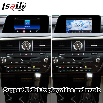 Lexus RX200T RX350 RX300 RX Fare Kontrolü için Araç Entegrasyonu Carplay Arayüzü 2016-2019