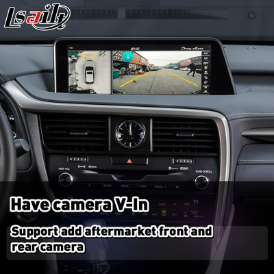 Lexus Carplay Android Otomatik Arayüzü RX450H RX350 RX 350 Fare Kontrolü 2016-2019