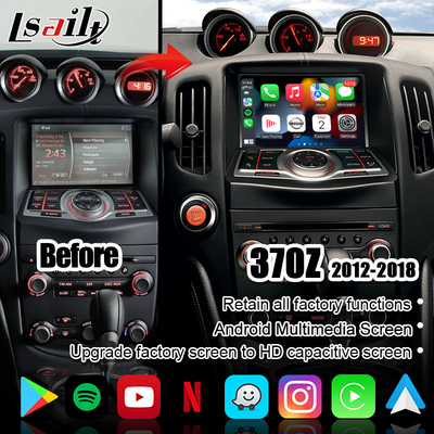 Nissan 370Z Patrol Pathfinder 2012-2018 HD Yedek Ekran için Araba Multimedya Ekranı