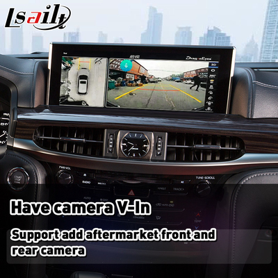 Lexus LX570 LX 570 LX450D 2016-2021 için kablosuz Android Otomatik Carplay Arayüzü
