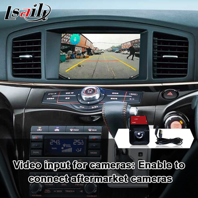 Android Auto, YouTube, Elgrand için Spotify, Patrol, Armada, Pathfinder ile Nissan CarPlay Arayüzü
