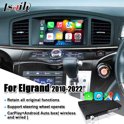 Android Auto, YouTube, Elgrand için Spotify, Patrol, Armada, Pathfinder ile Nissan CarPlay Arayüzü