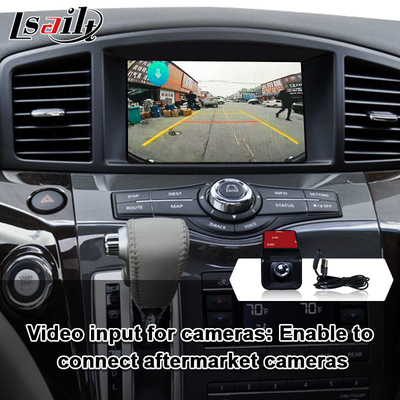 YouTube, Android Auto ile Nissan Quest, Patrol, Armada, Infiniti QX için Kablosuz CarPlay arayüzü
