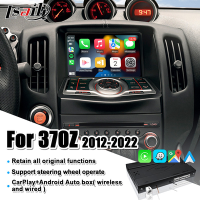 Nissan 370Z Pathfinder Infiniti QX için Android Auto CarPlay Arayüzü arka kameraları destekler