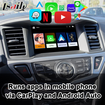 Pathfinder CarPlay Arayüzü dahil Android Auto, YouTube, Nissan için Bluetooth çalışması