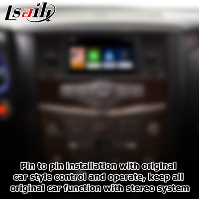 Nissan Patrol Y62 kablosuz carplay android oto Lsailt tarafından OEM tarzı yükseltme