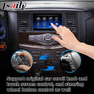 Nissan Patrol Y62 kablosuz carplay android oto Lsailt tarafından OEM tarzı yükseltme