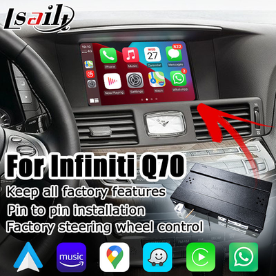 Infiniti Q70 kablosuz carplay android otomatik telefon ekranı yansıtma projeksiyon medya kutusu Lsailt tarafından